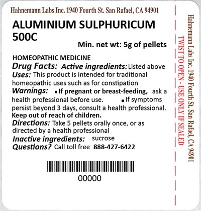 Aluminium Sulphuricum 500c 5g (Aluminium Sulphuricum 500c 5g)